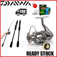 Daiwa reel and daiwa fishing rod fishing rod set fishing rod Yarn spinning reel fishing rod Yarn fishing rod