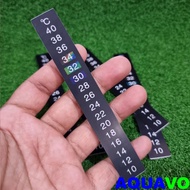 THERMOMETER JANGKA SUHU AQUARIUM FISH TANK LIQUID STICKER CELSIUS DEGREE LCD ADHESIVE STRIP BETTA GU