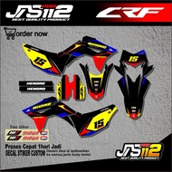 HONDA Decal Sticker Crf 150 L - CRF Motorcycle Sticker - Sticker Crf 150LHONDA