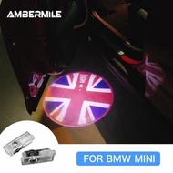 台灣現貨MINI Cooper 車門迎賓燈 LOGO鐳射燈 投影燈 JCW R55 R56 R60 F60 Countr