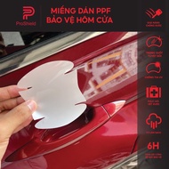 Handle Sticker Car Door Handle Car Sticker Protective Film Carbon Fiber Handle Wrist Car Sticker 4pcs