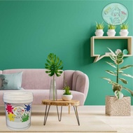 1 Liter ( 1L ) K-EMULSION Matt Wall Emulsion Paint Interior Cat Dinding Dalam Rumah Tak Kilat EMULSI