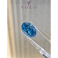 YOLO Lab-grown diamond Oval 5.69ct Fancy vivid blue--8728950262594