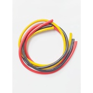 Silica Gel Wire 12AWG/4mm2/500mm (R/BK/Y)