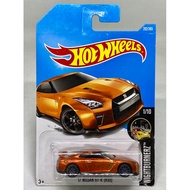 Hot Wheels 17 NISSAN GT-R R35 Metallic Orange Skyline GTR Racing Sports 64 Diecast Car Matchbox Coll