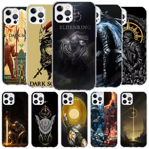 Dark Souls Game Cover Phone Case For iPhone 16 17 Air 15 14 Pro Max 16E Phone Case 13 Mini 12 11 7 S