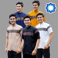 Koko Shirt For Adult Men Short Sleeve With Qnang Motif, The Latest Batik Combination