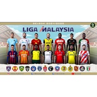 COMBO - CD PES2021 PS4  WITH PATCH LIGA MALAYSIA SEASON 2024  UPDATE PERTENGAHAN MUSIM