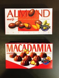 日本巧克力 日系零食 meiji明治 杏仁巧克力 夏威夷豆巧克力