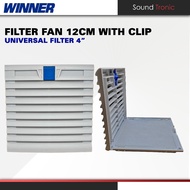 K803 Fan Panel Exhaust Filter With Clip 4 inch (12cm)