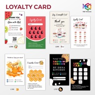 Loyalty Card & Loyalty Sticker | FREE Custom Design
