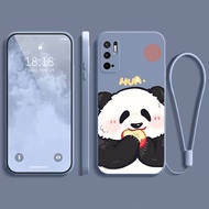 Casing xiaomi redmi NOTE10 5G redmi POCO M3 PRO 5G Lucky Panda soft phone case cover