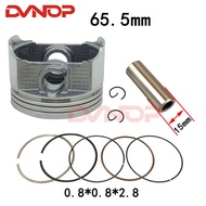 65.5mm Piston 15mm Pin Ring Set Fit for Zongshen Loncin 250cc CB250 Engine ATV Quad Bike Motorcycle 