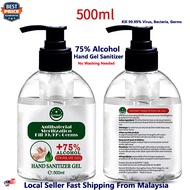 [Local Seller Fast Shipping] 500ml 75% Alcohol Hand Sanitizer Gel Long Lasting Speed Dry Hand Lotion / Hand Sanitizer