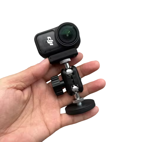 Durable Strong Magnetic Anti-Slip Mount Clip for DJI Osmo Action 3 4 5 Pro Car Vlog Tabletop Camera