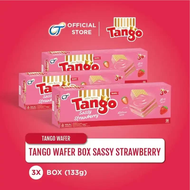 [Paket isi 3] Tango Wafer Sassy Strawberry 133gr