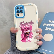 Case For OPPO A94 Reno 5F Reno5 F 5 Lite F19 Pro Phone Black Tiger Pink Mouse Shockproof Anti-Fall