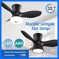 Household Frequency Conversion DC Motor Ceiling Fan Light 6-Speed Adjustable Fan Lamp Indoor 32“  Ce