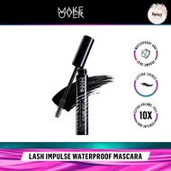 MAKE OVER Lash Impulse Waterproof Mascara 9 ML | Waterproof & Smudgeproof Mascara |MakeOver Mascara