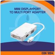 Mini DisplayPort to Multi Port VGA HDMI DVI-I (24+5) Display Adapter Converter