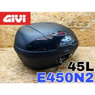 ABS BOX GIVI E450N2 Tech Monorack Top Case NEW STOCK GIVI E450N2 Universal Versys ER6 NK250 ADV Zont
