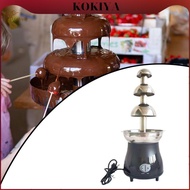 [kokiya] Chocolate Fountain Melt Dipping Machine Chocolate Fondue Fountain Automatic Melting Chocola