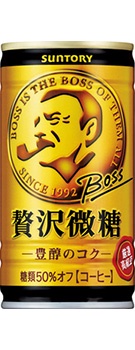 三得利 BOSS 奢華微糖罐裝咖啡 185g
