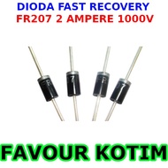 DIODA FR207 FR 207 FR-207 2A 2 AMPEREa 1000V FVKOTIM DIODE