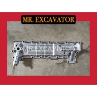Hitachi EX100-1 EX120-1 4BD1 Excavator Engine Oil Cooler Cover Housing Core Element Isuzu