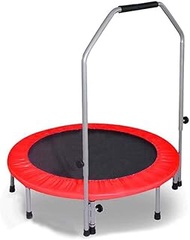 BZLLW Kids Trampolines Foldable Portable Trampoline with Handrail for Indoor/Garden Workout