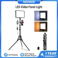 NEEWER BP300 LED ชุดไฟแผงไฟวิดีโอ พร้อม ขาตั้งขาตั้งกล้อง