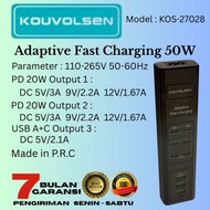 Adaptive Fast Charging 50W Type-C 6X and USB 3X Charging/ hp MOBILE PHONE CHARGER/