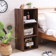 【微慢】2入組-多功能繽紛粉彩收納三層櫃 置物櫃 書櫃 三層櫃