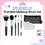 (+Pouch) STUDIO 17 Portable Makeup Brush Set / K-BEAUTY