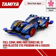 TAMIYA Full Cowl Mini 4WD Series No. 51 Gun Blaster XTO Premium FM-A Chassis 19451