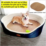 Pet Dog Bed Cat Bed for Small to Large dog Dog Bed for Crates Pet Sofa and Couch come with summer mat