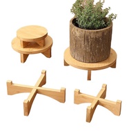 New Cross Flower Stand [Next Day Delivery] Flower Stand Flower Pot Heightening Heightening Wooden Fl