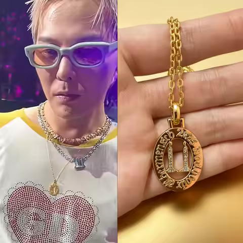 New idol K-pop Bigbang Couple's Set Necklace decoration G-Dragon Sunflower Daisy Kwon Ji Yong Birthd