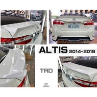 現貨 ALTIS 11代 11.5代 14 15 16 17 18 2014 年 TRD 尾翼 擾流 含烤漆