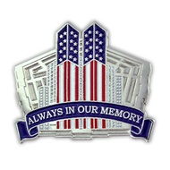 9/11 September 11th Always in our Memory Twin Towers Lapel Pin