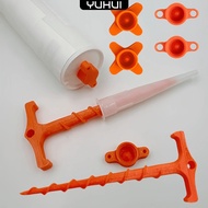 3D Printed Glass Glue Sealing Caps And Sealant Gun Nozzle Unblockers