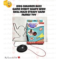 Kids Children Buzz Game robot shape Wire Skill Maze Steady Hand Family Toy