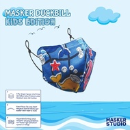 (#) Masker Kain Anak Duckbill 4ply by Masker Studio