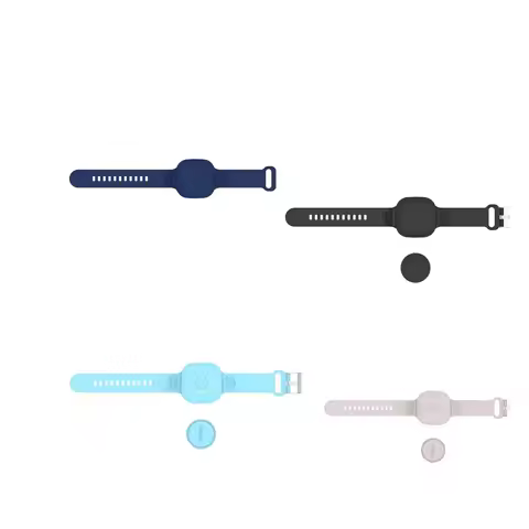 for Tile by Life360 Mate 2024 Silicone Case Strap Version Protective Cover Black Pink Blue