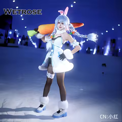 【Wetrose】In Stock Hololive Vtuber Usada Pekora Cosplay Costume Halloween Xmas