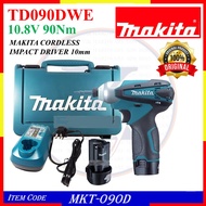 MKT-090D TD090DWE 10.8V x 2 Batteries MAKITA CORDLESS IMPACT DRIVER
