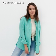 American Eagle New Tencel Shirt เสื้อเชิ้ต ผู้หญิง (EWSB 035-3696-321)