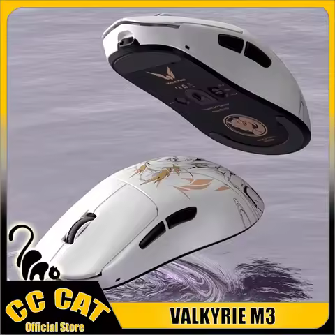 VALKYRIE VK M3 Mouse Tri Mode Wireless Gaming Mouse PAW3950 8000Hz Polling Rate Custom Lightweight M