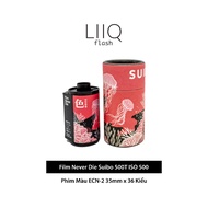 Never Die Suibo Film 500T ISO 500, Color ECN-2, 135/35mm x 36 Types, Date Printed for Film Cameras -