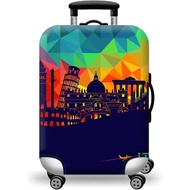WUJIAONIAO Travel Luggage Cover Baggage Suitcase Cover Protector Skins 18-32 Inch (City, XL (for 29-